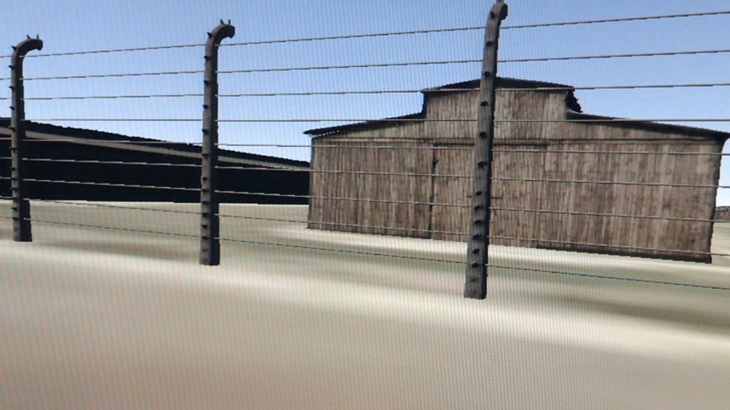 A virtual reality view of Auschwitz II-Birkenau