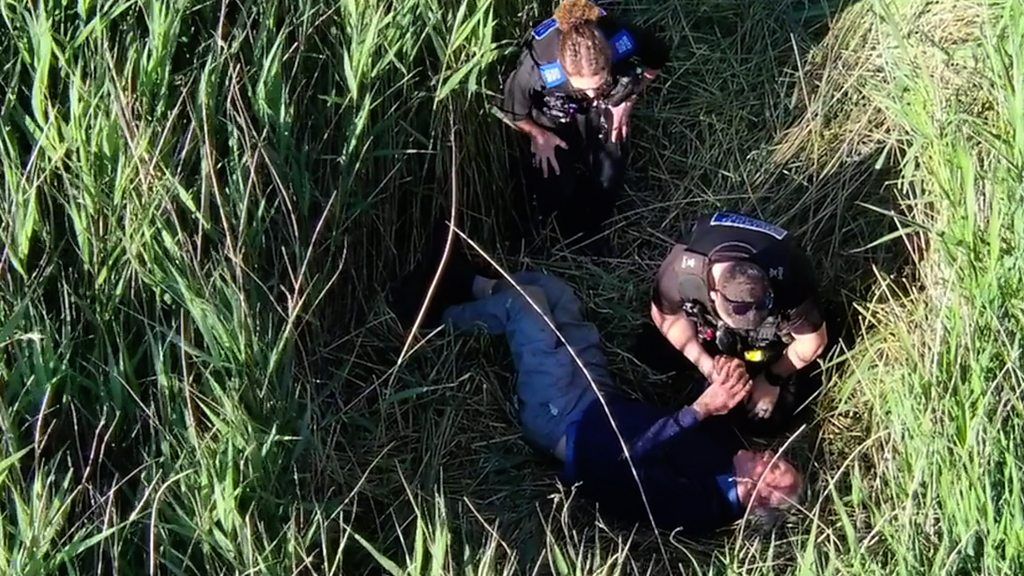 Roy Giblin found in long grass by police
