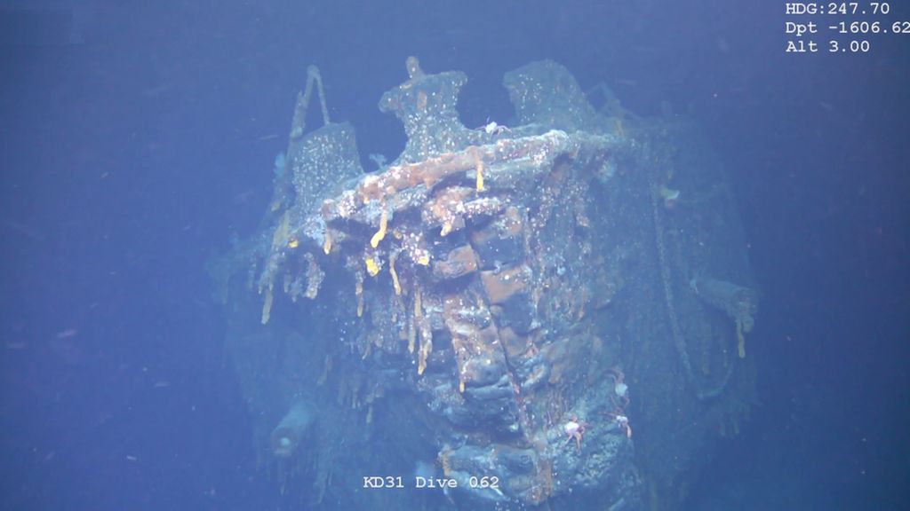 German Wwi Wreck Scharnhorst Discovered Off Falklands c News