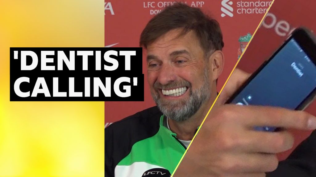 'The dentist is calling' - Klopp's unexpected phone call