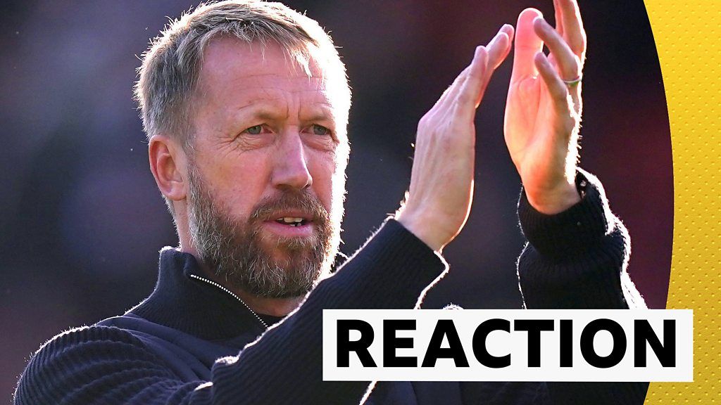 Crystal Palace 1-2 Chelsea: Graham Potter 'delighted' with first win