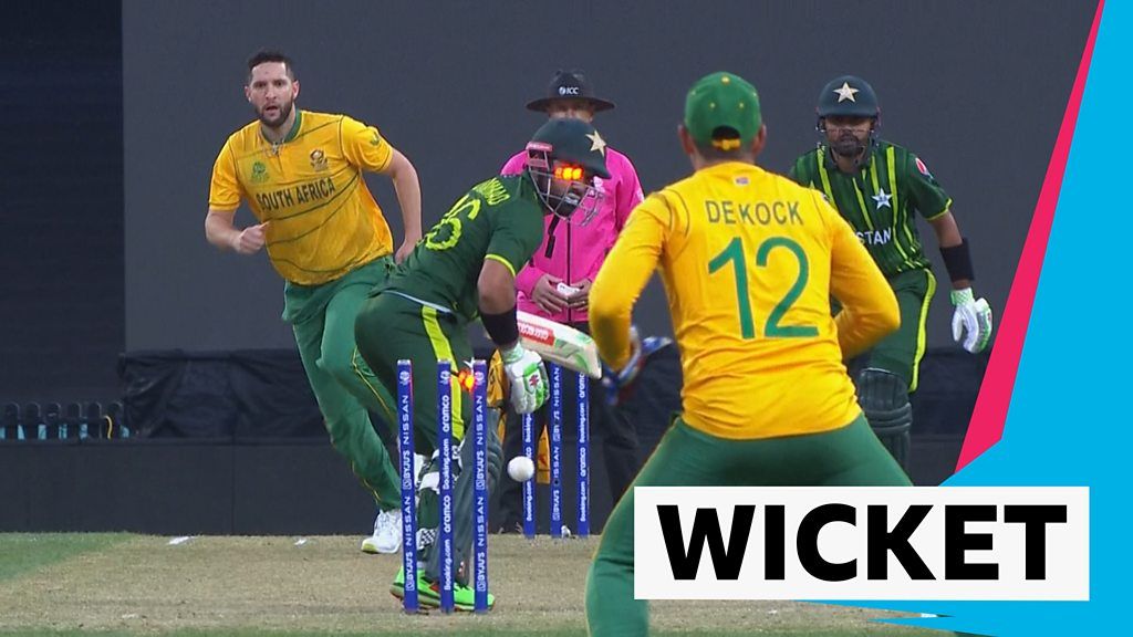 Copa del Mundo T20: el paquistaní Mohammad Rizwan derrotado por Wayne Parnell en la primera ronda