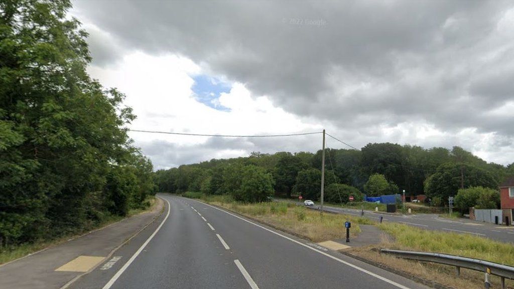 The A27 in Hammerpot, East Sussex