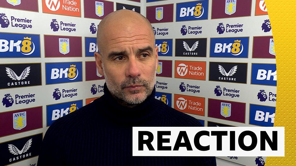Aston Villa 1-0 Manchester City: Pep Guardiola says 'better team won'