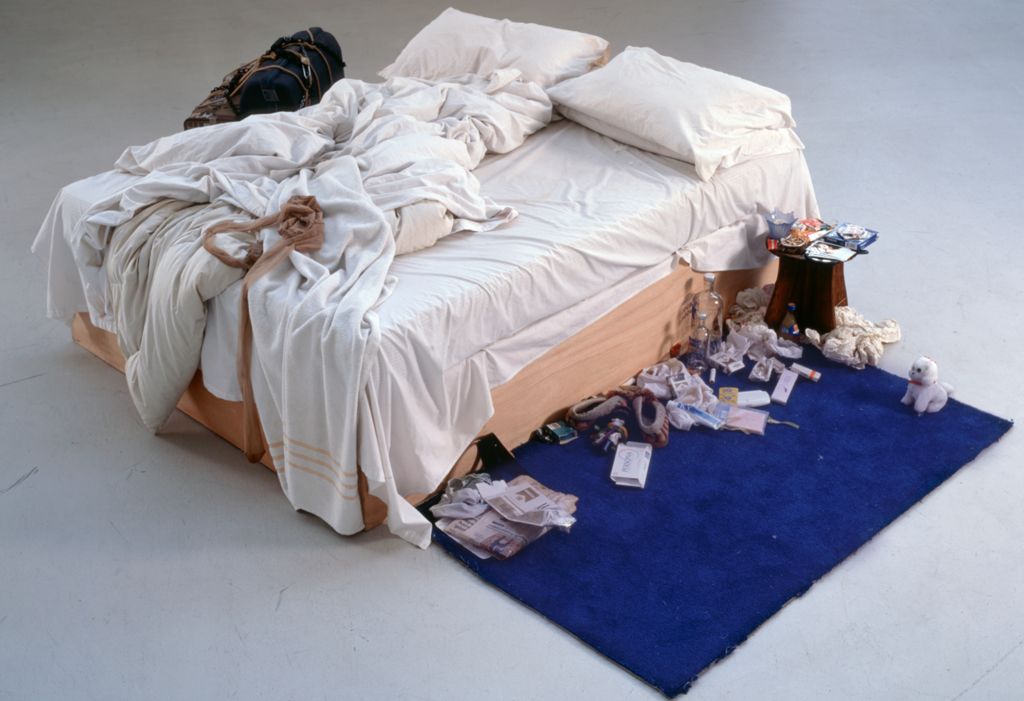 My Bed installation by Tracey Emin