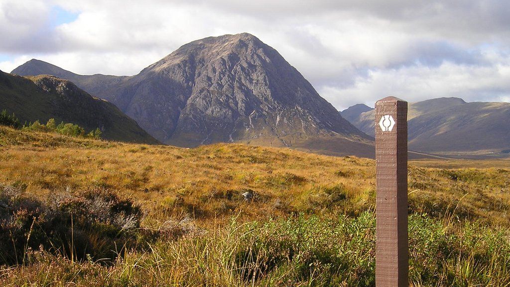 West Highland Way waymarker