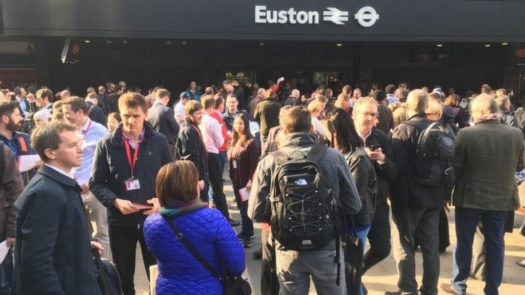 London Euston train services returning to normal after fire