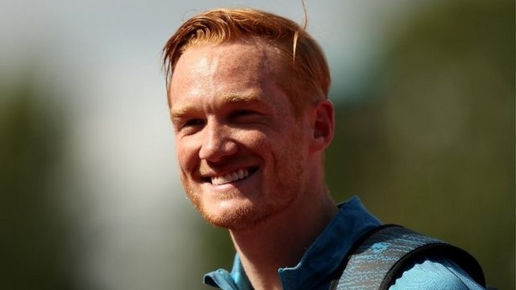 Greg Rutherford shows off long jump track he built with dad - BBC Sport