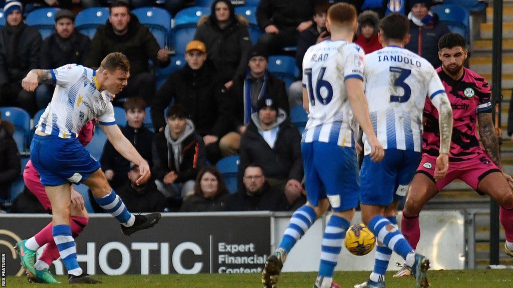 Harry Anderson marked his first Colchester start with their third goal