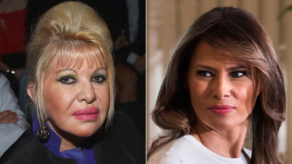 Ivana Trump and Melania Trump