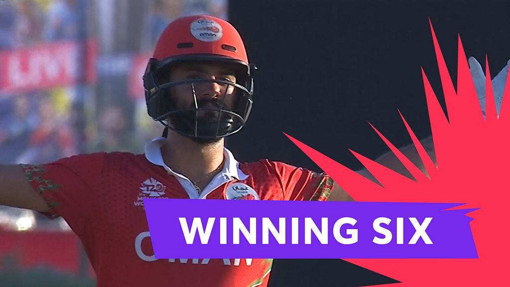 T20 World Cup - Oman v Papa New Guinea: Jatinder Singh hits winning six