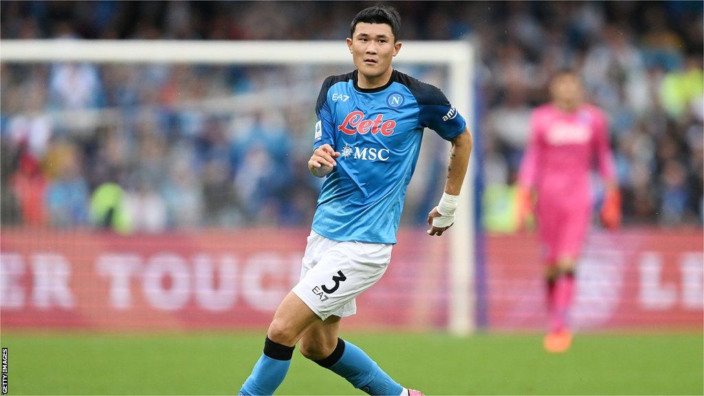 Kim Min-jae in action for Napoli.