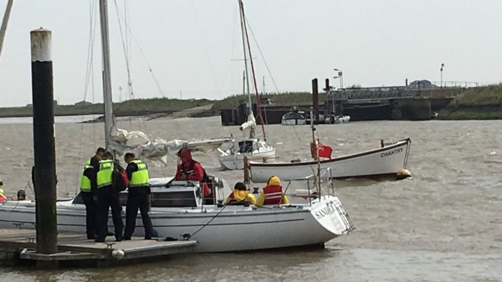 Illegal immigrants found on boat in trouble at Orford