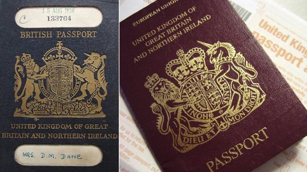 Passports old and new