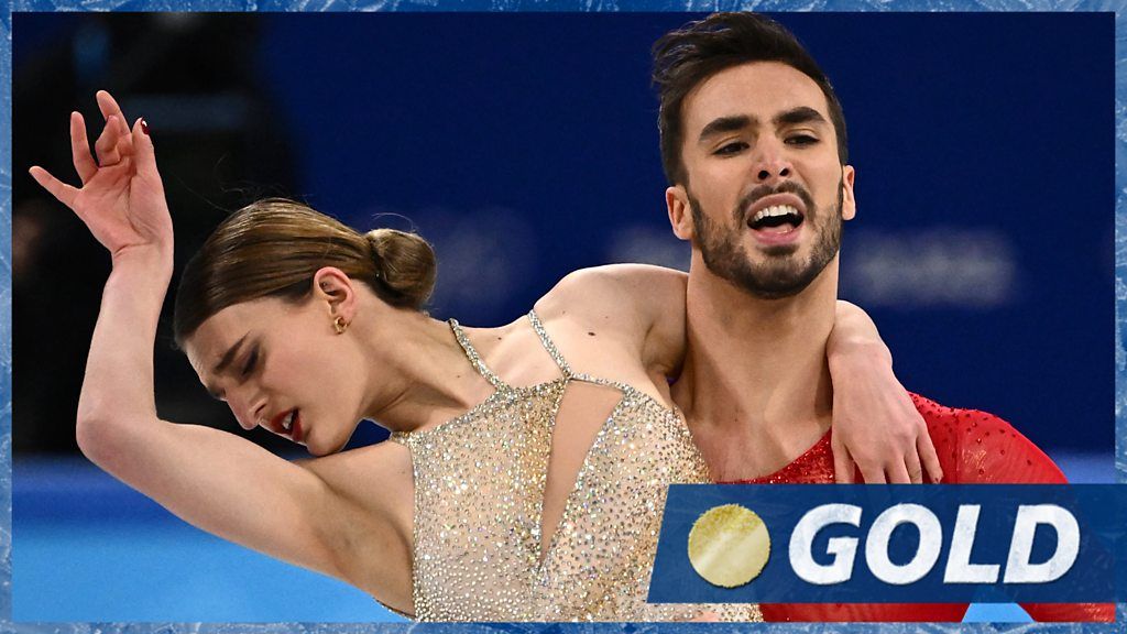 Winter Olympics: France's Gabriella Papadakis and Guillaume Cizeron win gold in ice dancing