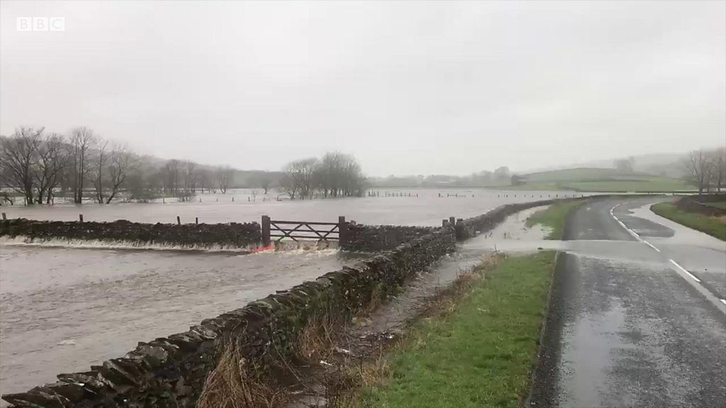 Flooding on the fields