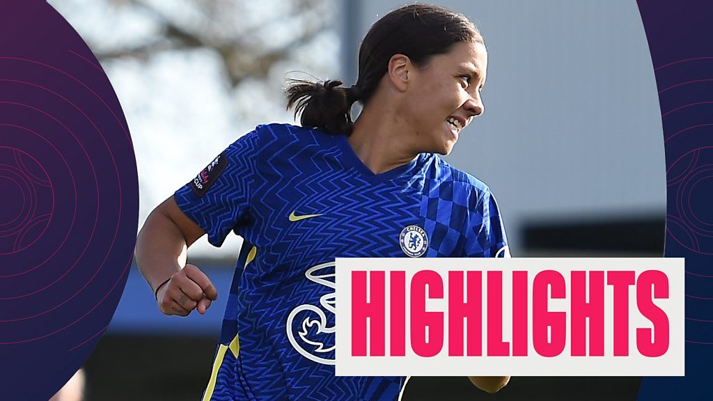 Women's FA Cup: Chelsea 7-0 Leicester City - highlights