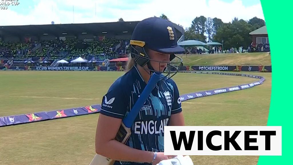 England's Heap out for two-ball duck in T20 final