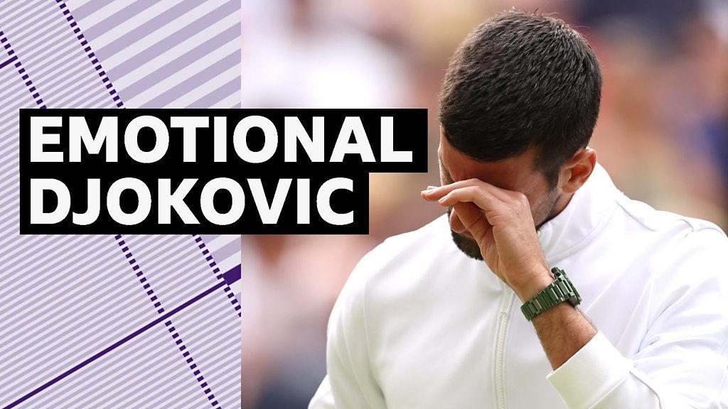 Tearful Djokovic reflects on Wimbledon defeat