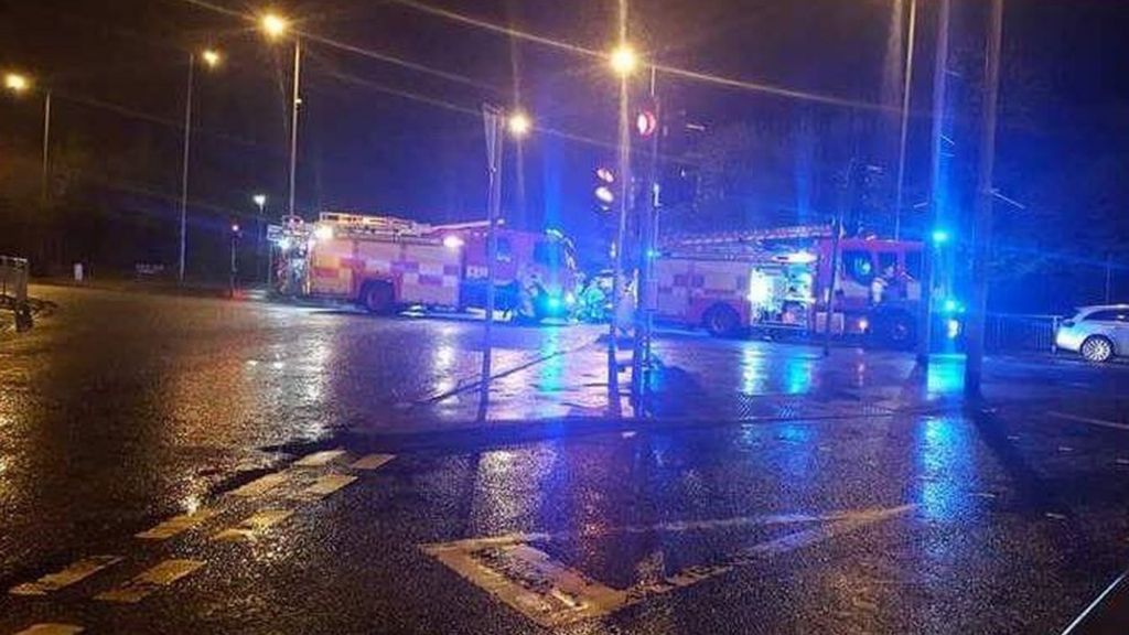 Woman dies as lorry and car collide in Strabane