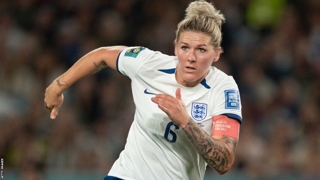 Millie Bright against Colombia in the quarter-final