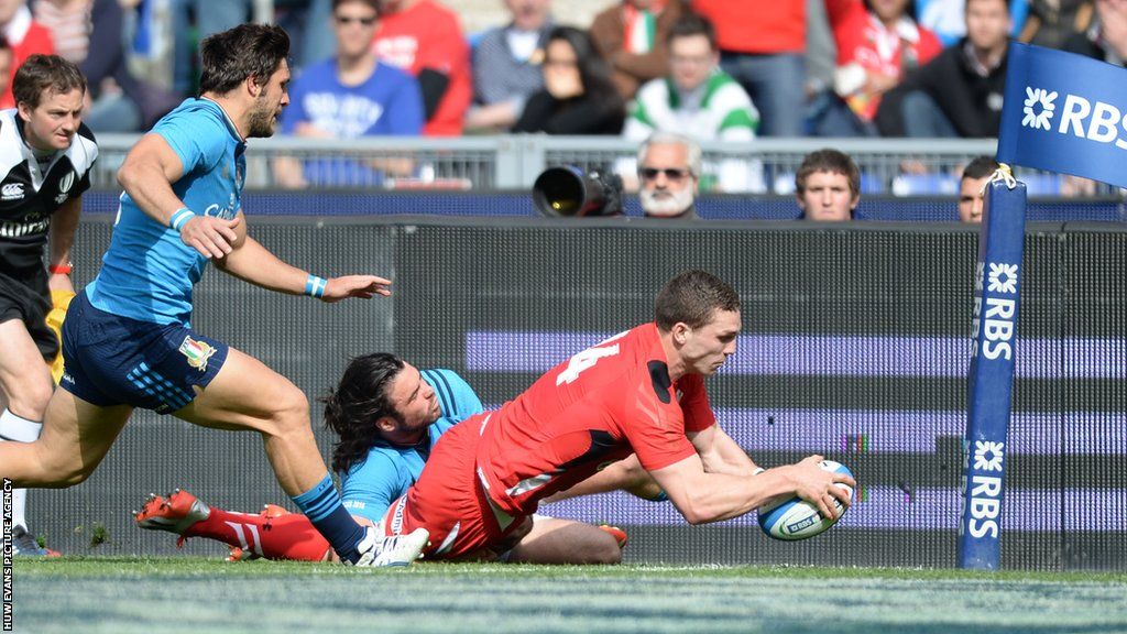 George North has scored 11 tries against Italy in 12 games