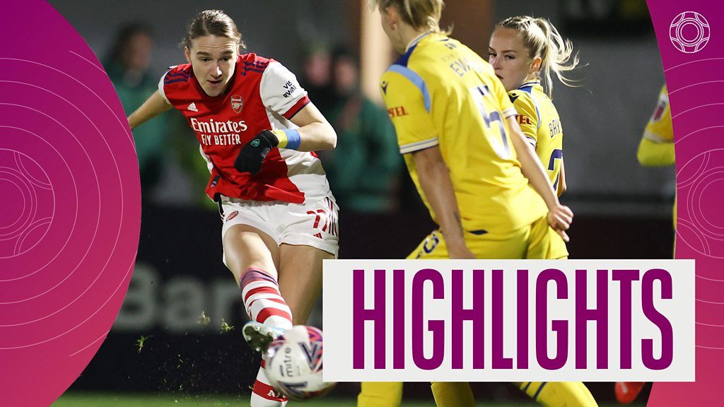 WSL highlights: Miedema on target as Arsenal put four past Reading in comfortable win