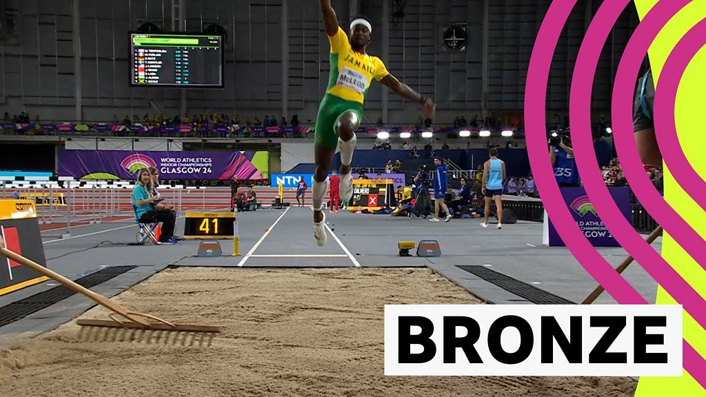McLeod claims bronze after 'near miss' in long jump
