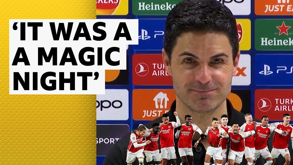 Arsenal win over Porto was 'magic night' - Arteta