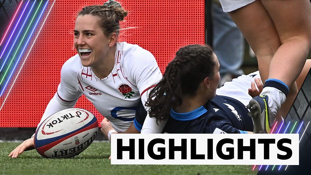 England score 10 tries in win over Scotland