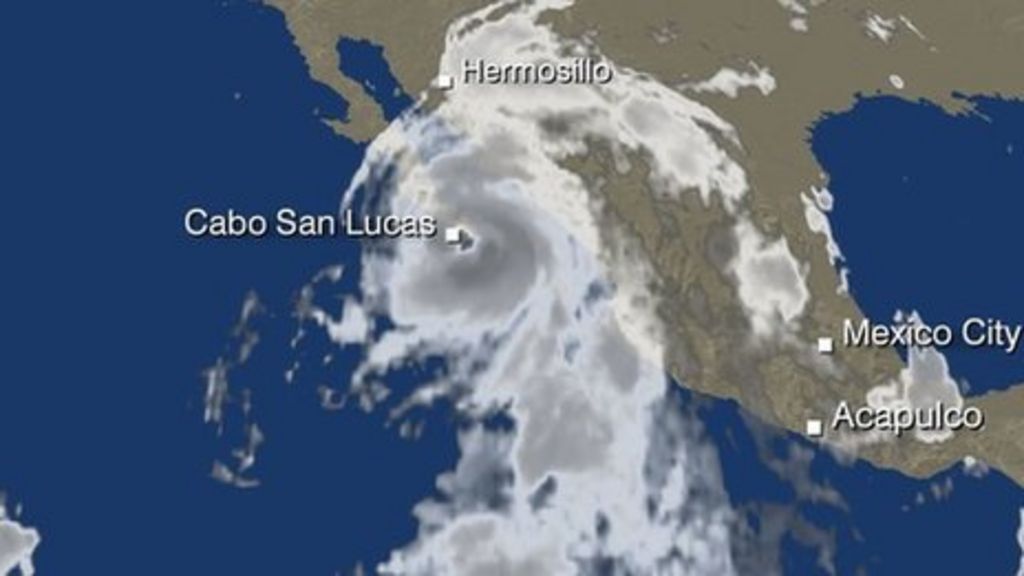 Hurricane Newton hits Mexico BBC Weather
