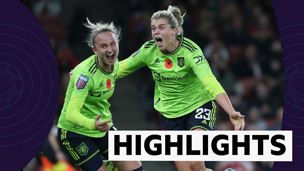 Manchester United beat Arsenal in WSL thriller