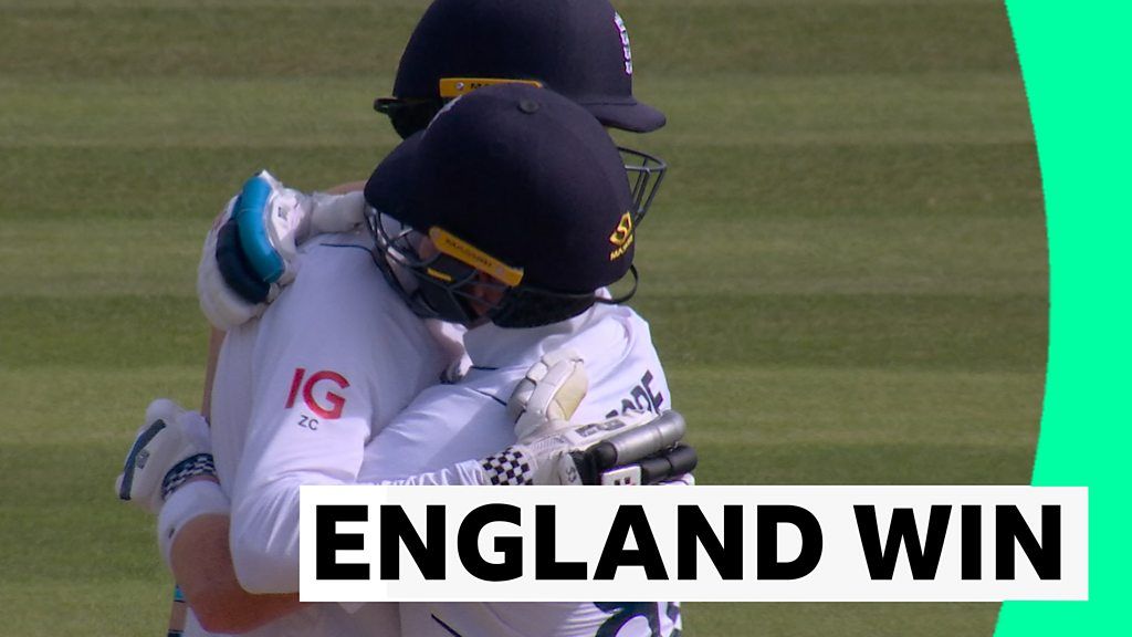 England v South Africa: Zak Crawley hits winning four to secure 2-1 series win