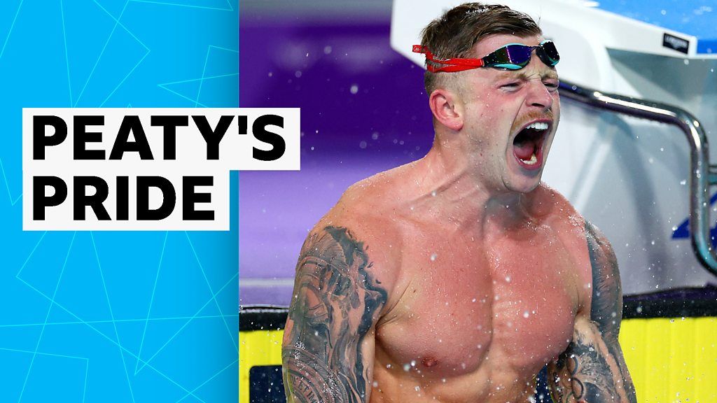 ‘He’s completed the full set!’ – Peaty wins 50m gold
