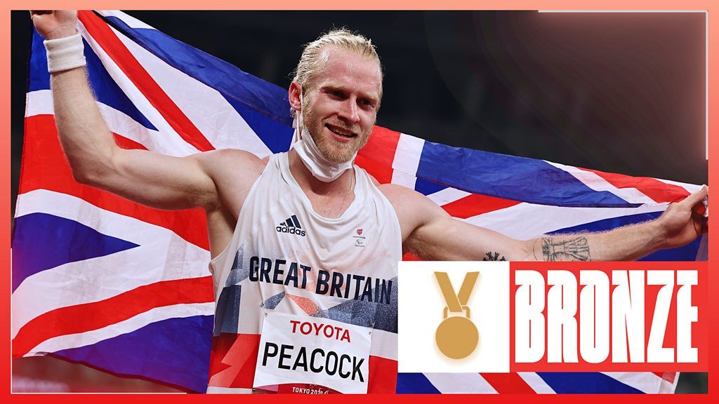 Tokyo Paralympics: Jonnie Peacock wins bronze in thrilling T64 100m final