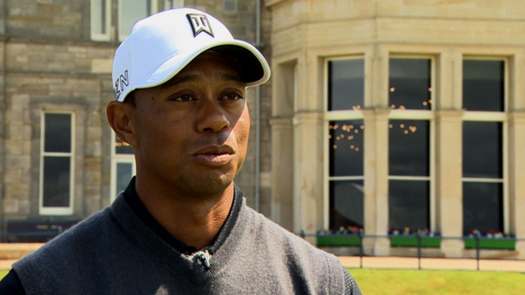 Tiger Woods on loss of form, family & the Open at St Andrews - BBC Sport