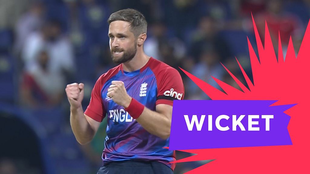 T20 World Cup - England v New Zealand: Martin Guptill is caught off Chris Woakes for four