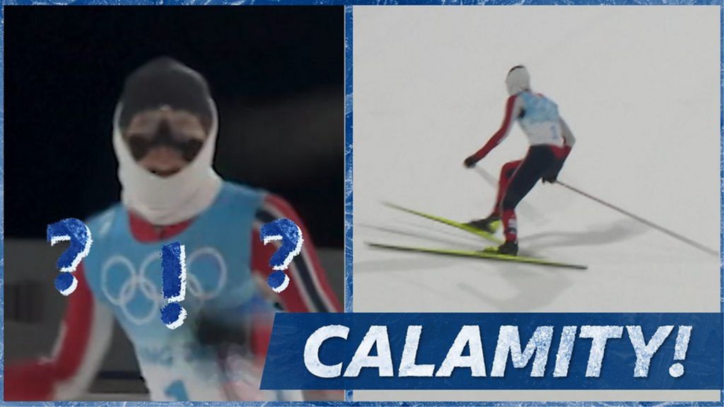 Winter Olympics: Jarl Magnus Riiber goes wrong way as Joergen Graabak wins Nordic combined