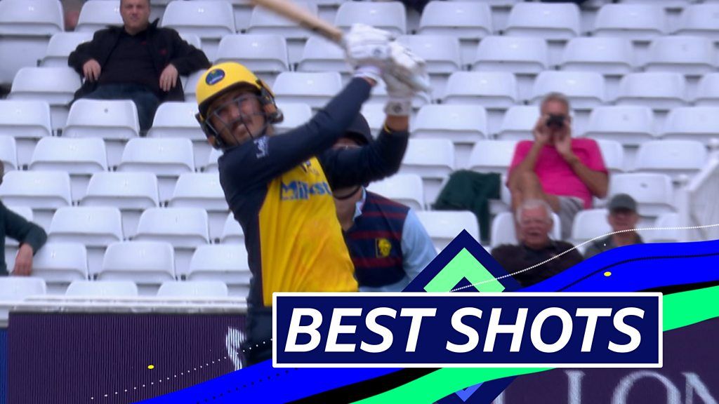 One-Day Cup: Watch the best shots from Glamorgan's Kiran Carlson