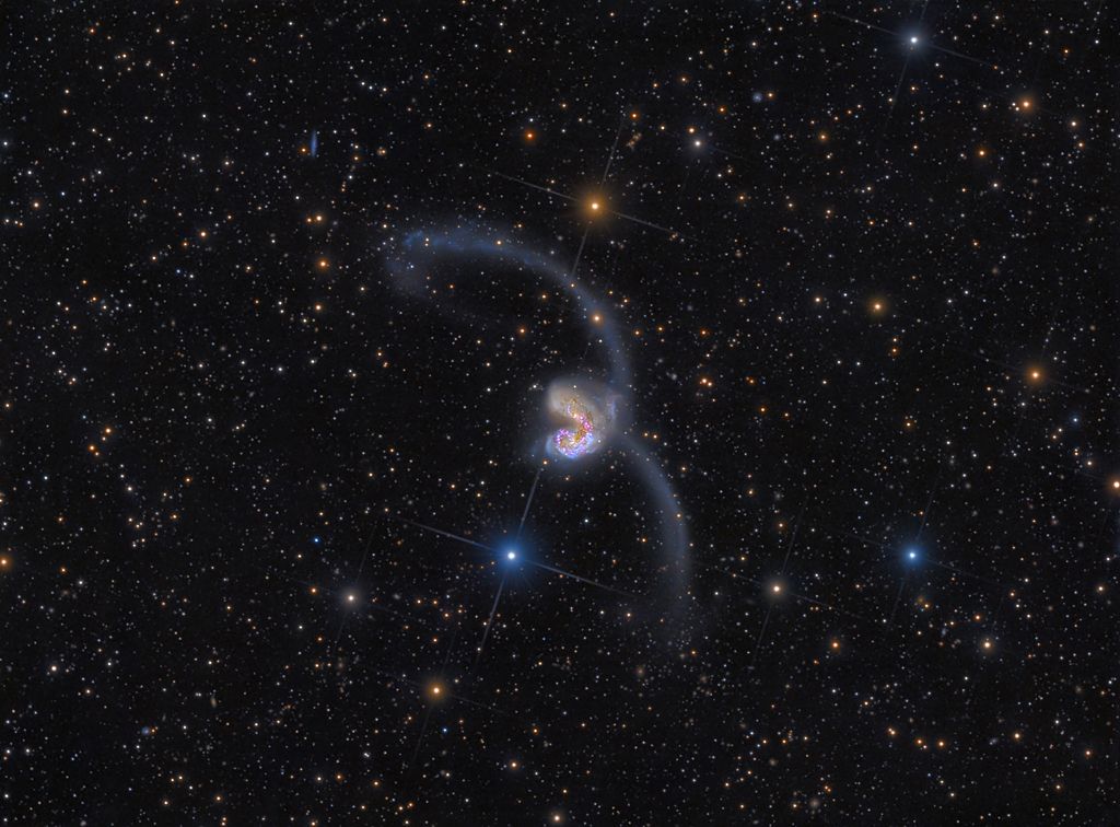 The Antennae Galaxies, Extreme Deep Field, 75 Hours - by Rolf Olsen (Galaxies, Runner Up)