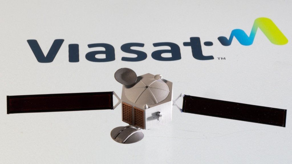 Viasat logo and model