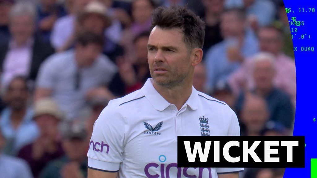 The Ashes: James Anderson removes Marnus Labuschagne for England's second wicket at Lord's