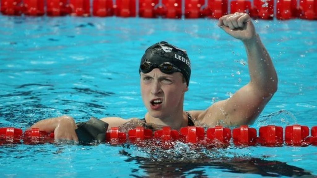 World Swimming: Katie Ledecky Smashes 1500m Freestyle World Record ...