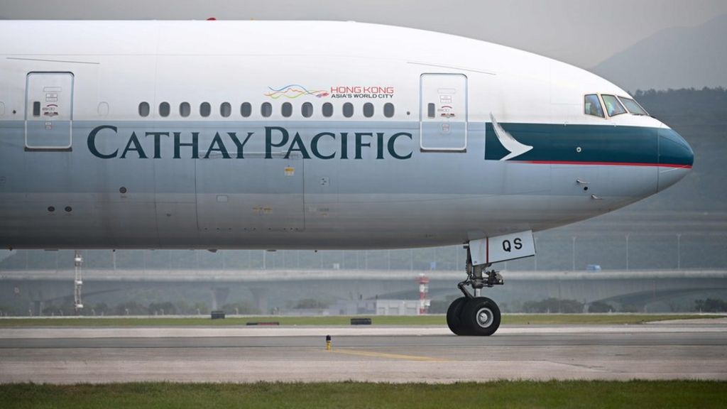 cathay pacific left item on plane