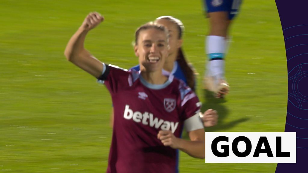 WSL: West Ham take shock early lead at Chelsea