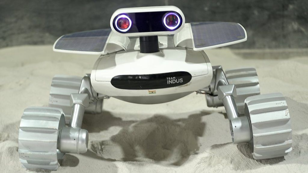 TeamIndus space rover for Google Lunar X Prize