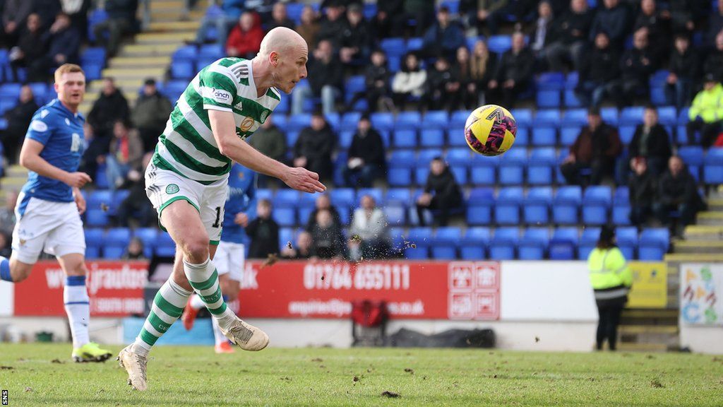 Aaron Mooy scores for Celtic against St Johnstone
