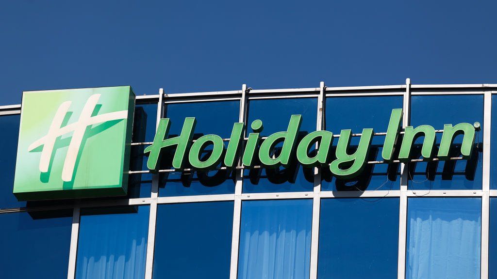 Holiday Inn logo and sign