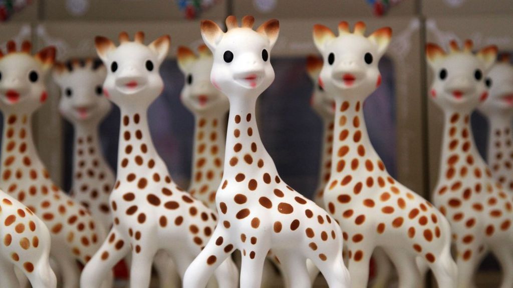 squeaky giraffe baby toy