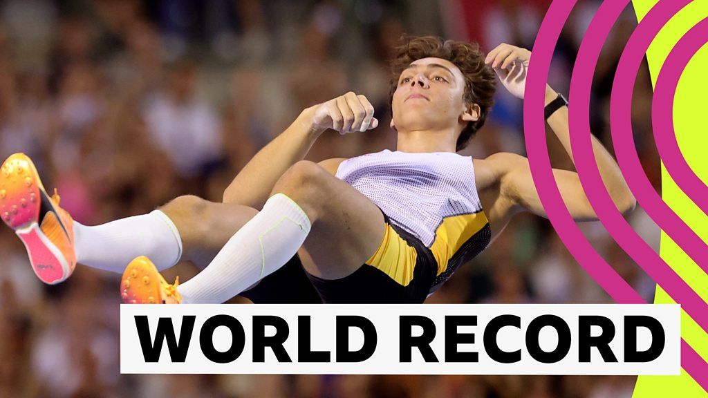 Watch: Duplantis breaks pole vault world record